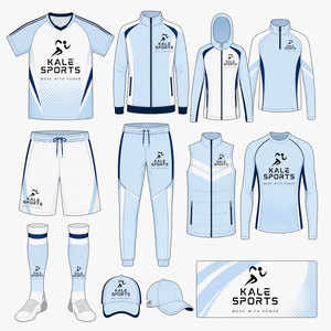 Tenues de football personnalisées, nouveau style, séchage rapide, respirantes, sublimées, manches courtes, écologiques, 100% polyester, évacuation de l'humidité - Product Image 1