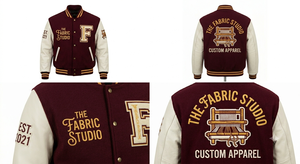 Chaqueta Varsity Negra Personalizada de los 49ers con Cuello Alto, Satinada, Ecológica y Transpirable, Edición Limitada - Product Image 2