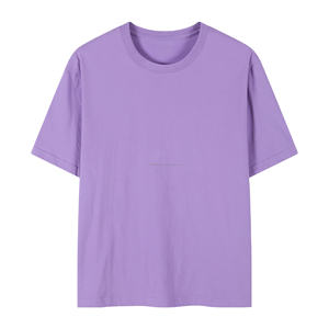 Camiseta de Cuello Redondo de Algodón Puro de 220g con Logotipo Personalizado Bordado, Diseño Personalizado, Disponible en Existencia, Venta al por Mayor - Product Image 1