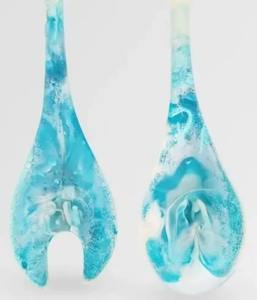 Cuillère de service réutilisable en résine artisanale de luxe TCE, couverts décoratifs haut de gamme, vaisselle personnalisable, cadeau pour la maison, la salle à manger, l'hôtel - Product Image 3