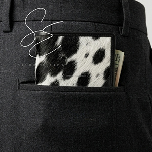 Genuine Leather Men <b>Wallet</b> Western Handmade Hair-On Leather Bifold <b>Wallet</b> Cowboy High Quality Vintage <b>Wallet</b> Card & Cash <b>Holder</b> - Product Image 3