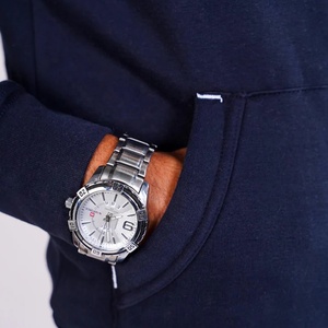 Sudadera con Capucha Premium para Hombre, con Cierre, de Algodón y Poliéster, Forro Polar, Suave y Cálida, para Otoño e Invierno, Estilo Urbano - Product Image 4
