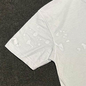 เสื้อยืดผู้ชายผ้าฝ้ายถัก 100% ป้องกันรอยยับ พิมพ์ลายตามสั่ง สไตล์ไฮสตรีท ระบายอากาศได้ดี เป็นมิตรกับสิ่งแวดล้อม แห้งเร็ว แขนสั้น - Product Image 6