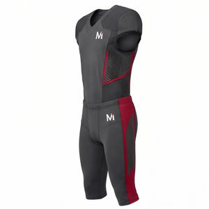 Conjunto de Uniforme de Fútbol Americano de Alto Rendimiento con Bolsillos Integrados para Relleno, Ropa Deportiva Personalizada por Sublimación para Equipos - Product Image 5