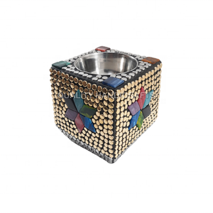 Brûleur de Bakhoor Arabe le Plus Vendu Tout-en-un en Bois et Laiton avec Incrustations Métalliques, Parfum de Rose, Personnalisable, Usage Religieux, Fabricant Indien - Product Image 2