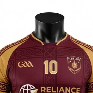 Camiseta de Fútbol Gaélico Gaa, Diseño Personalizado, OEM, ODM, Uniforme de Equipo de Alta Calidad, Directo de Fábrica - Product Image 5