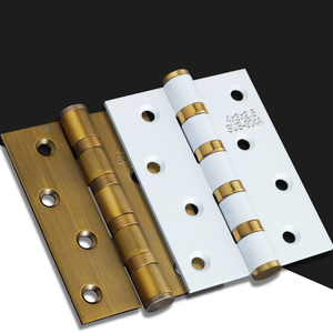 Charnières de porte robustes en acier inoxydable soudé avec roulement à billes, fermeture douce, installation facile, épaisseur 5 mm, 180 degrés - Product Image 1