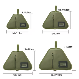 Bolsa de Almacenamiento Triangular Portátil y Resistente, Organizador Compacto para Exteriores, para Equipo de Caza, Herramientas y Accesorios - Product Image 3