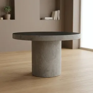 Mesa de Centro Minimalista de Madera con Superficie de Madera Hecha a Mano, Fácil de Limpiar, Muebles Modernos para Sala de Estar - Product Image 2