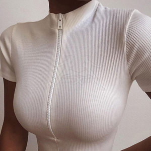Camiseta Corta Cómoda de Estilo Urbano para Mujer con Tela Transpirable, Camiseta Corta para Uso Diario - Product Image 5