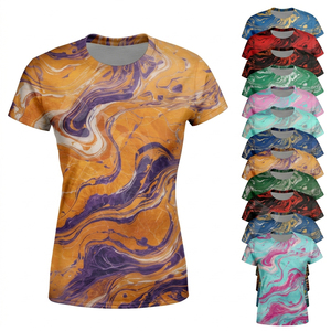 Camiseta de Yoga Personalizada de Poliéster de Alta Calidad OEM ODM, Ropa Deportiva, Top de Gimnasio, Manga Corta, Transpirable, Elástica, de Color Sólido - Product Image 1