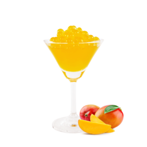 Boba éclatante de haute qualité au goût mangue en bouteille pour menus de boissons thématiques - Product Image 3