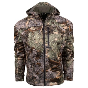 Soft Shell <b>Jacket</b> Custom Logo High Quality Water Resistant Zippers <b>Camo</b> Hunting <b>Jacket</b> Top Level Hunting <b>Jacket</b> Wholesale - Product Image 4
