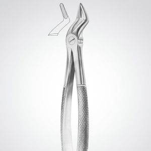 Pinzas de Extracción Fig. 112 raíces superiores (patrón inglés) |   Acero Inoxidable de Primera Calidad - Product Image 1