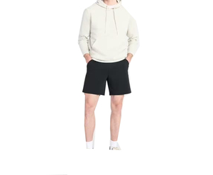 Sweat-shirt à capuche décontracté pour homme, respirant, couleur unie, 100% coton, personnalisable, vente en gros - Product Image 1