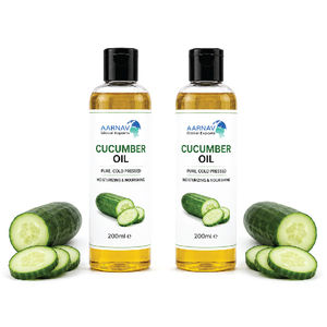 AARNAV Global Exports OEM Huile de graines de concombre extra vierge pressée à froid 100% pure naturelle Soin de la peau Qualité supérieure GMP - Product Image 3