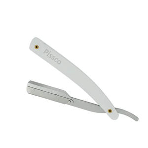 มีดโกนหนวดแบบตรง ด้ามสแตนเลส พับได้ สำหรับช่างตัดผม - Product Image 5