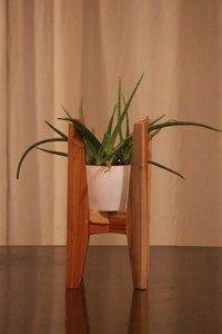Premium H Shaped Solid Teak Wood <b>Plant</b> Stand Modern Display Rack for Indoor <b>Plants</b> and Home Decoration - Product Image 1