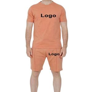 Chándal informal de manga corta para hombre y mujer, conjunto de camisetas y pantalones cortos, chándal de verano, 2 piezas - Product Image 4