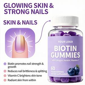 Gummies de biotine de qualité supérieure, formule de complément beauté, qualité alimentaire, fabricant OEM de gummies de biotine, directement de l'usine en Inde - Product Image 2