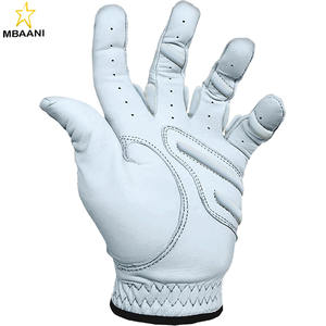 Gant de golf antidérapant en cuir premium avec coussinet de puissance, pour main gauche, homme, taille S, blanc - Product Image 1