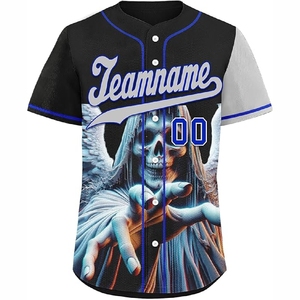 High Performance Sublimated <b>Baseball</b> Jersey with Fade Free Printing for Professional Teamwear - Product Image 3