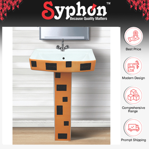 อ่างล้างมือเซรามิกแบบตั้งพื้น ดีไซน์โดดเด่น คุณภาพรับประกัน มีจำหน่ายจำนวนมาก จากผู้ส่งออกชั้นนำของอินเดีย - Product Image 2