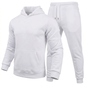 OEM Custom Printing Embroidery Blank <b>Mens</b> Tracksuit Set 350 GSM Heavy Cotton Fleece Hoodie Jogger Sweatpants <b>Sweat</b> <b>Suits</b> - Product Image 1