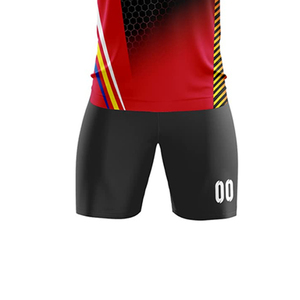 Custom Soccer Uniform Football Jersey Set Quick Dry <b>Polyester</b> Teamwear Short Sleeve Sports Kit - Product Image 3