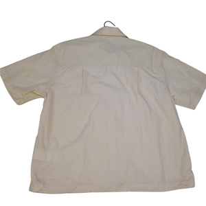 Camisa Casual de Manga Corta con Cuello Mandarín para Hombre, Color Sólido, Popelina de Algodón, Ropa de Trabajo de Verano, de Fábrica en Vietnam - Product Image 1