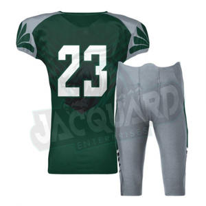 Uniforme de football américain de haute qualité, fabriqué en usine par un bon fabricant, à bas prix, 100 % polyester, fabriqué au Pakistan - Product Image 2
