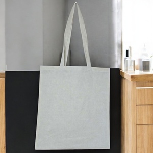 Sac fourre-tout en coton écologique imprimé avec logo personnalisé 38x42 CMS Sacs à provisions biodégradables recyclables les plus vendus pour l'épicerie - Product Image 5