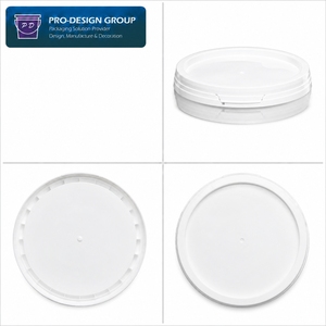 Wholesale Custom 5 Liter PP Food Grade Small Plastic Candy <b>Buckets</b> <b>with</b> <b>Lid</b> and Handle Pail for Candy Packaging - Product Image 5