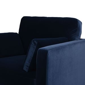 Poltrona Knox Modern Farmhouse da 36 pollici in velluto performante blu navy scuro per il soggiorno - Product Image 4