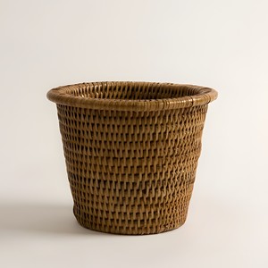 Maceta de ratán natural, cesta para plantas, decoración para jardín, patio y balcón, éxito de ventas. - Product Image 3