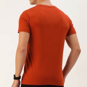 เสื้อยืดคอกลมผู้ชาย แห้งเร็ว ลายเพสลีย์  ผ้าทอสีพื้น เป็นมิตรกับสิ่งแวดล้อม แขนสั้น สไตล์สปอร์ต  รับสกรีนโลโก้ - Product Image 2