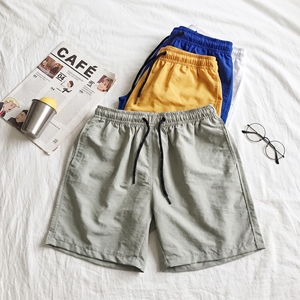 Custom Orange Nylon <b>Men</b> Swim Shorts Quick Dry Beach Board Shorts Elastic Drawstring Swim <b>Trunks</b> Wholesale Swimwear Manufacturers - Product Image 4