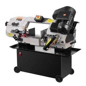 Sega a Nastro Orizzontale Usata da 1.1 kW per Metallo, Capacità di Taglio Rettangolare 7 x 12, 110/220V, con Ingranaggi per Taglio Verticale del Metallo - Product Image 1