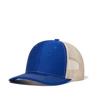 Unisex Breathable <b>Mesh</b> Trucker Hat Adjustable Size Casual Cap Spring Summer Outdoor Use Polyester Cotton Material - Product Image 2