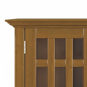 Meuble de rangement bas Bedford en bois brun doré clair pour salon - Product Image 3
