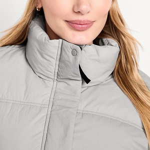 Women's Down Puffer Padded <b>Jackets</b> Bubble Cropped Women's <b>Jacket</b> Puffer Winter Coats For Women Knitted Bomber <b>Jackets</b> - Product Image 6