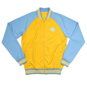 Chándal de diseño OEM para hombre, de tejido polar técnico grueso, con chaqueta de cremallera completa y pantalones de chándal, 100% algodón, estampado de invierno - Product Image 2