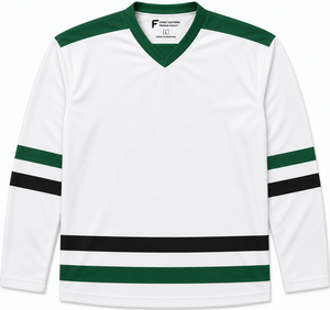 Maillots de hockey sur glace personnalisés avec logo OEM, en maille respirante, séchage rapide, 100% polyester, sans manches, impression par transfert thermique, col en V, unisexe, adulte - Product Image 2