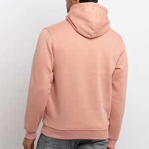 Sudaderas con Capucha para Hombre de Alta Calidad, Sudadera de Forro Polar Negra Lisa, Sudadera con Capucha de Algodón Grueso a la Moda - Product Image 2