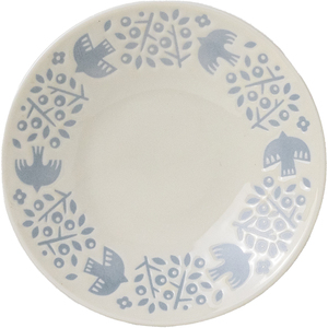 Plato de cerámica Lintu Bird Plant para sushi de 14.5cm, plato japonés Mino para asar. - Product Image 2
