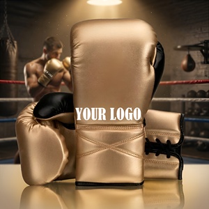 Gants de boxe en cuir personnalisables de haute qualité, légers, à séchage rapide, avec fermeture auto-agrippante, pour entraînement de combat en extérieur MANGOES - Product Image 1