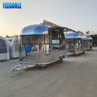 YG-TZ-66 Remorques alimentaires chinoises, camion de restauration d'occasion, chariot à glace pilée, camionnette de cuisine, boutique mobile, station mobile, remorques de transport pour la vente U L