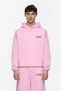 Conjunto de Sudadera y Pantalones Deportivos con Logotipo Personalizado, Efecto Desgastado por el Sol, Hecho a Medida, de Alta Calidad, Lavado Ácido, a Precio Económico - Product Image 5