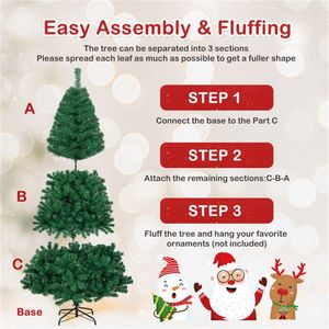 7 Feet Green Christmas Tree - Product Image 4