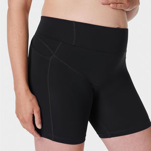 Pantalones de Yoga Personalizados de Cintura Alta, Shorts Casuales Deportivos Ligeros para Mujer, Shorts de Yoga para Gimnasio de Alta Calidad Hechos en Pakistán - Product Image 6